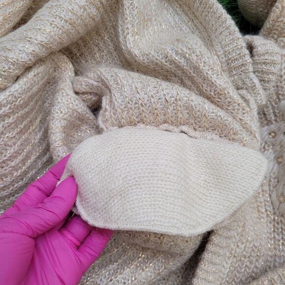 Vintage 80s Cassandre Paris Cardigan Womens Large 22x21 Italy - Picture 4 of 13